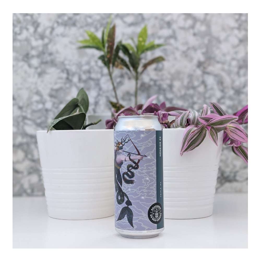 x Nano Cinco Nereide #2 Hazy Triple IPA by Brasserie du Bas-Canada, beer label