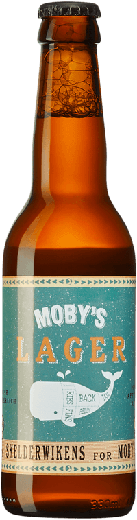 Moby's Lager by Skelderwikens Brygghus, beer label