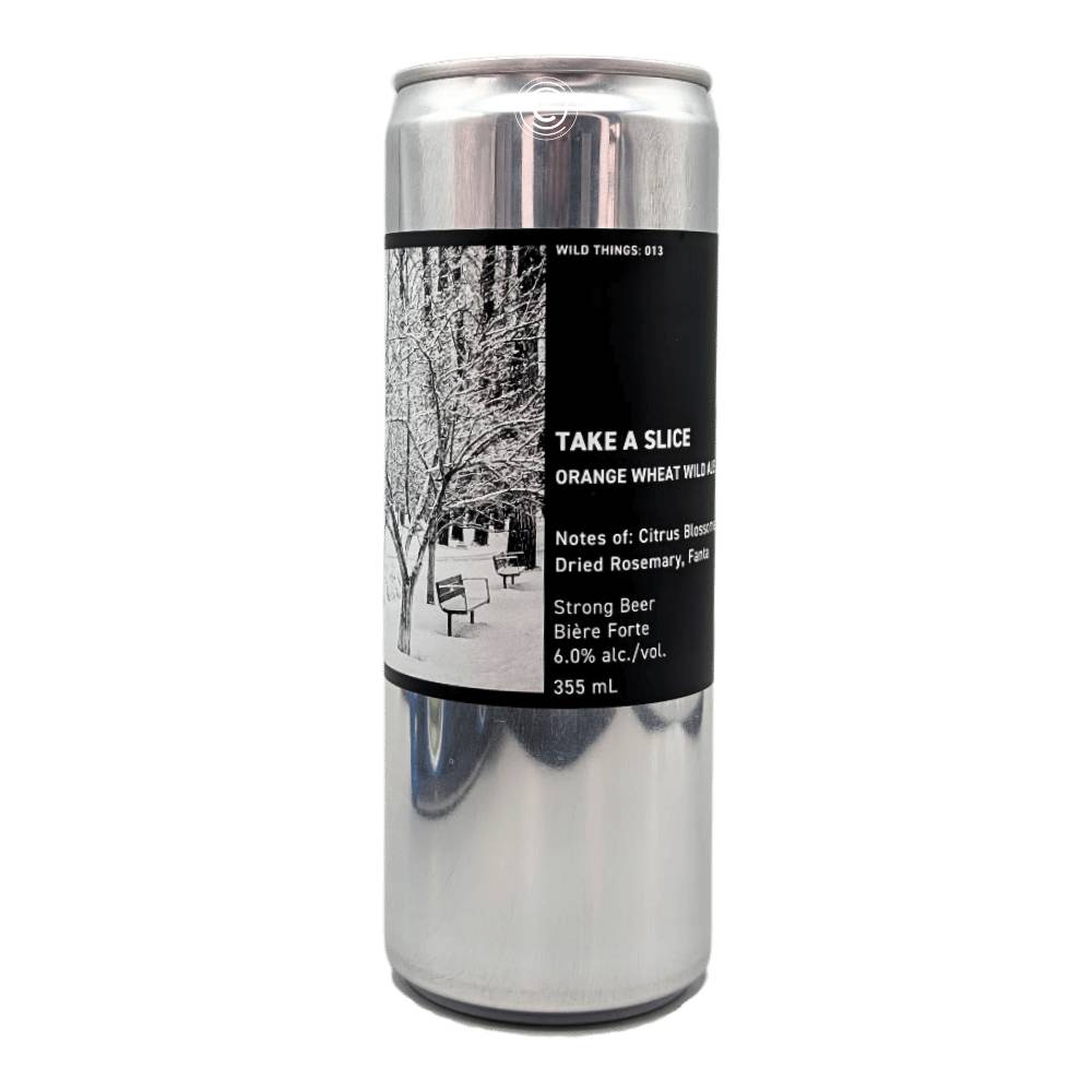 x Alberta Craft Alliance Take A Slice Orange Wheat Wild Ale by The Establishment Brewing Company, beer label
