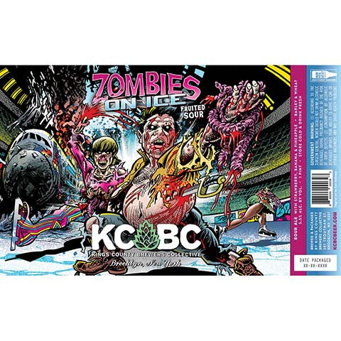 Kings County Brewers Collective Zombies On Ice by Kings County Brewers Collective, beer label