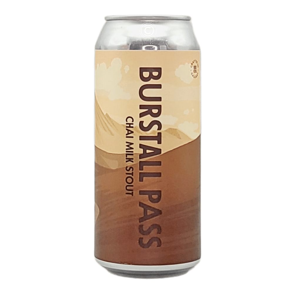 Burstall Pass Chai Milk Stout by Born Brewing Co., beer label