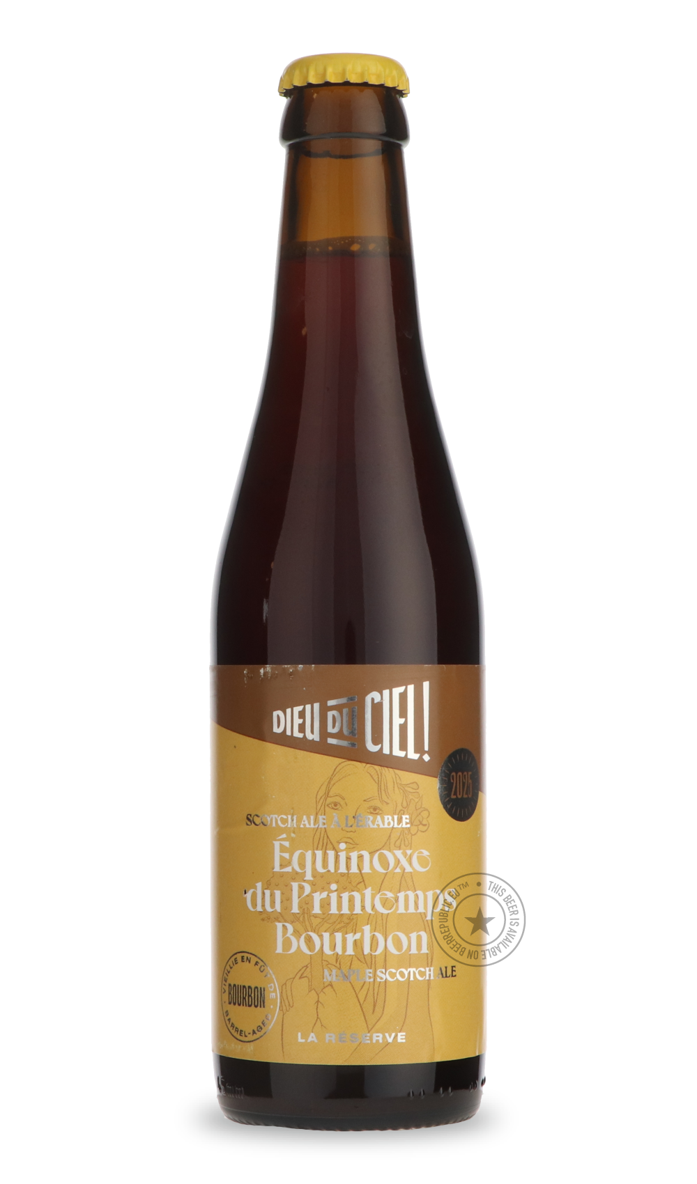Équinoxe du Printemps Bourbon by Dieu du Ciel!, beer label