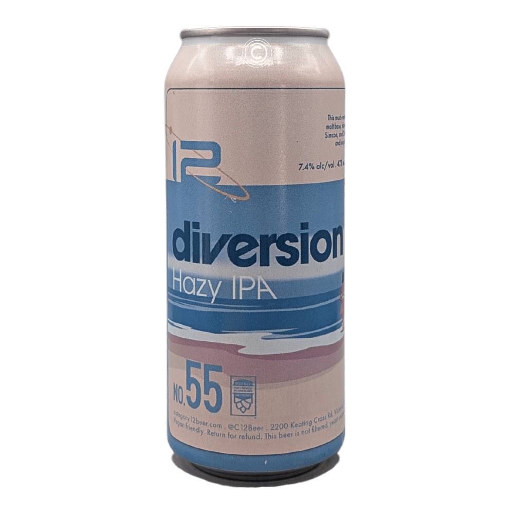 Diversion Hazy IPA by Category 12 Brewery, beer label