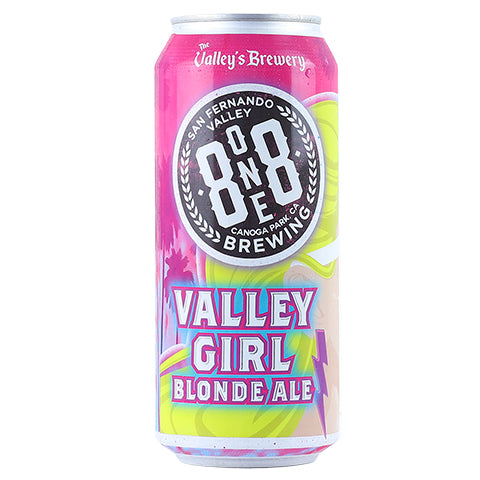 8one8 Valley Girl Blonde Ale by 8one8 Brewing Company, beer label