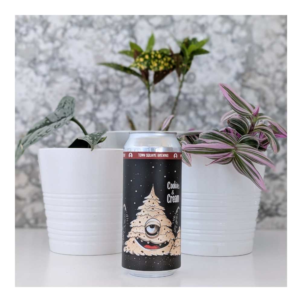 Cookies and Cream Imperial Stout by Town Square Brewing Co., beer label