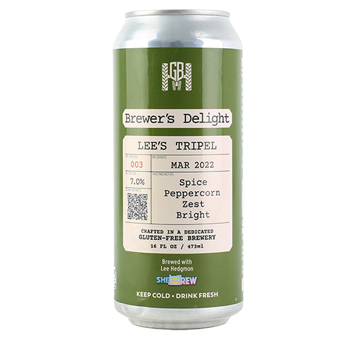 Ground Breaker Delight 003 - Lees Tripel by Ground Breaker Brewing, beer label