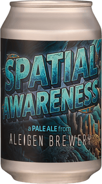 Spatial Awareness PA by En Aleigen Brewery, beer label