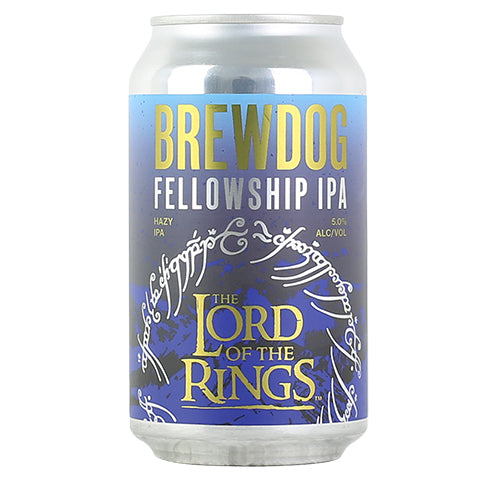 BrewDog Lord of the Rings Fellowship Hazy IPA by BrewDog, beer label