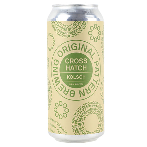 Original Pattern Crosshatch Kolsch by Original Pattern Brewing Company, beer label