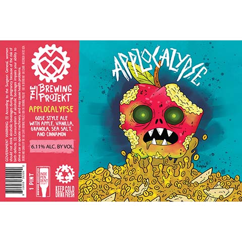 The Brewing Projekt Applocalypse Gose Ale by The Brewing Projekt, beer label