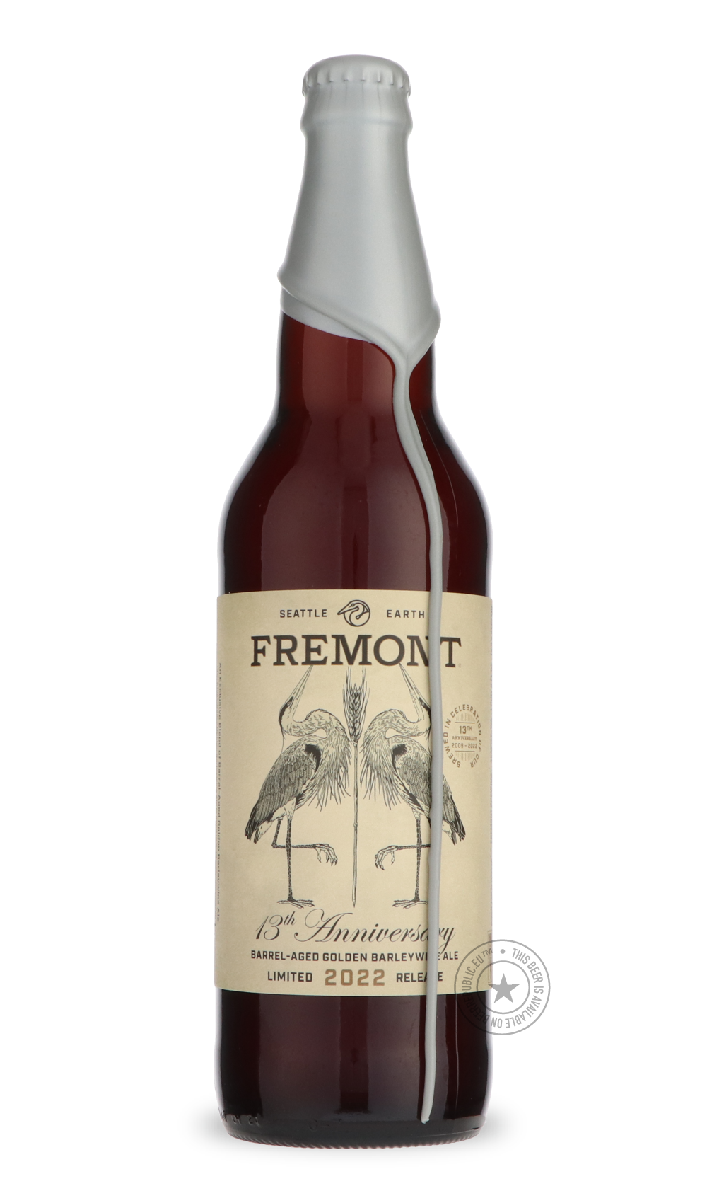 13th Anniversary by Fremont Brewing Co, beer label