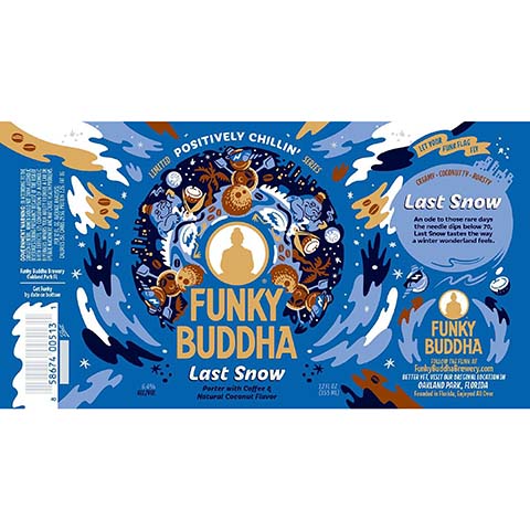 Funky Buddha Last Show Porter by Funky Buddha Brewery, beer label