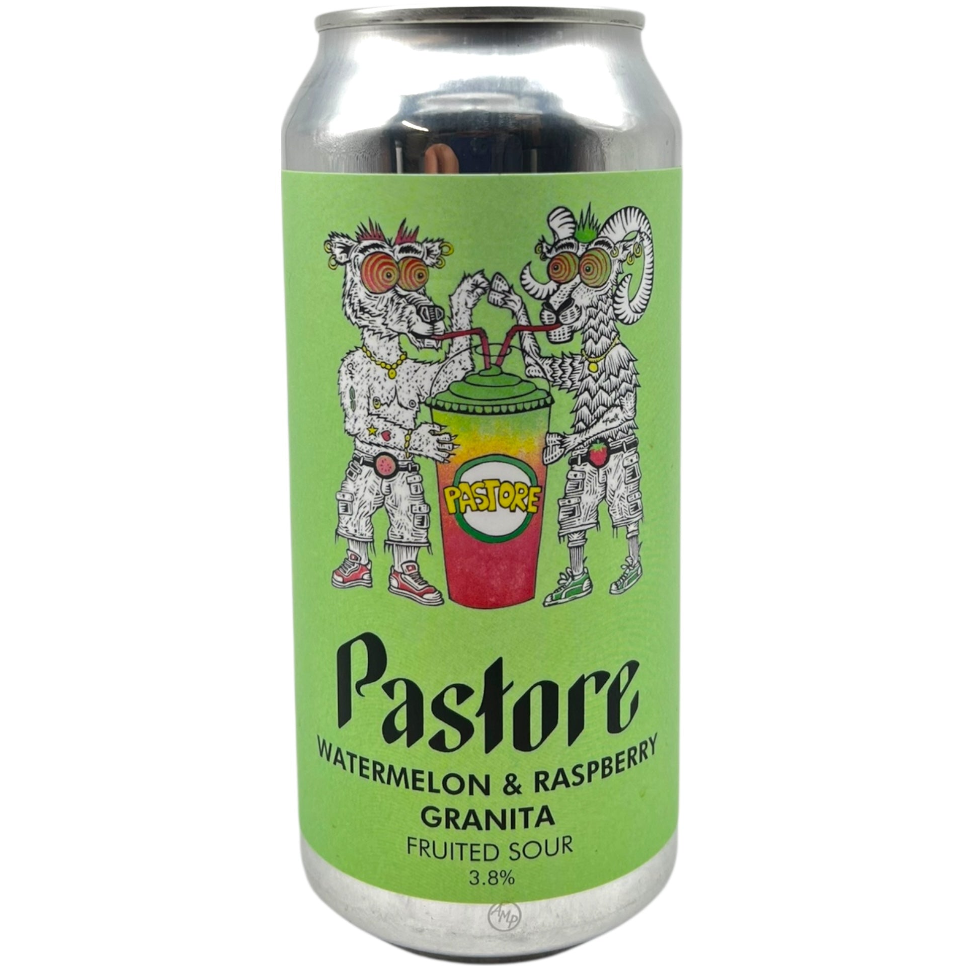 Pastore Watermelon & Raspberry Granita by Pastore Brewing and Blending, beer label