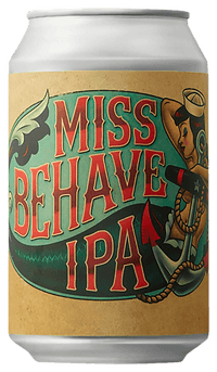 Miss Behave IPA Miss Behave by Nils Oscar, beer label