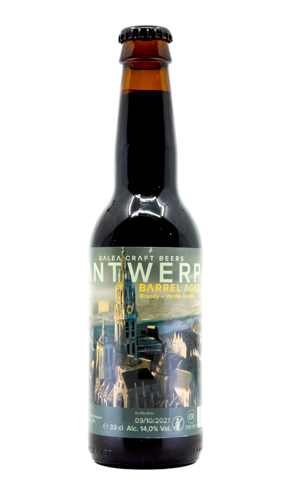 Galea ANTWERP Brandy Vanilla Barrel Aged (2021) by Galea Craft Beers, beer label