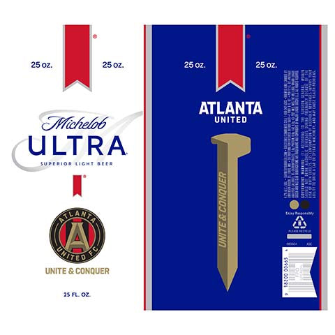 Michaelob Ultra Atlanta United FC by Anheuser-Busch, beer label
