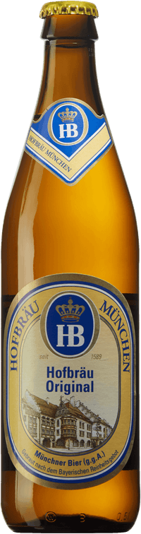 Hofbräu München Original by Staatliches Hofbräuhaus in München, beer label