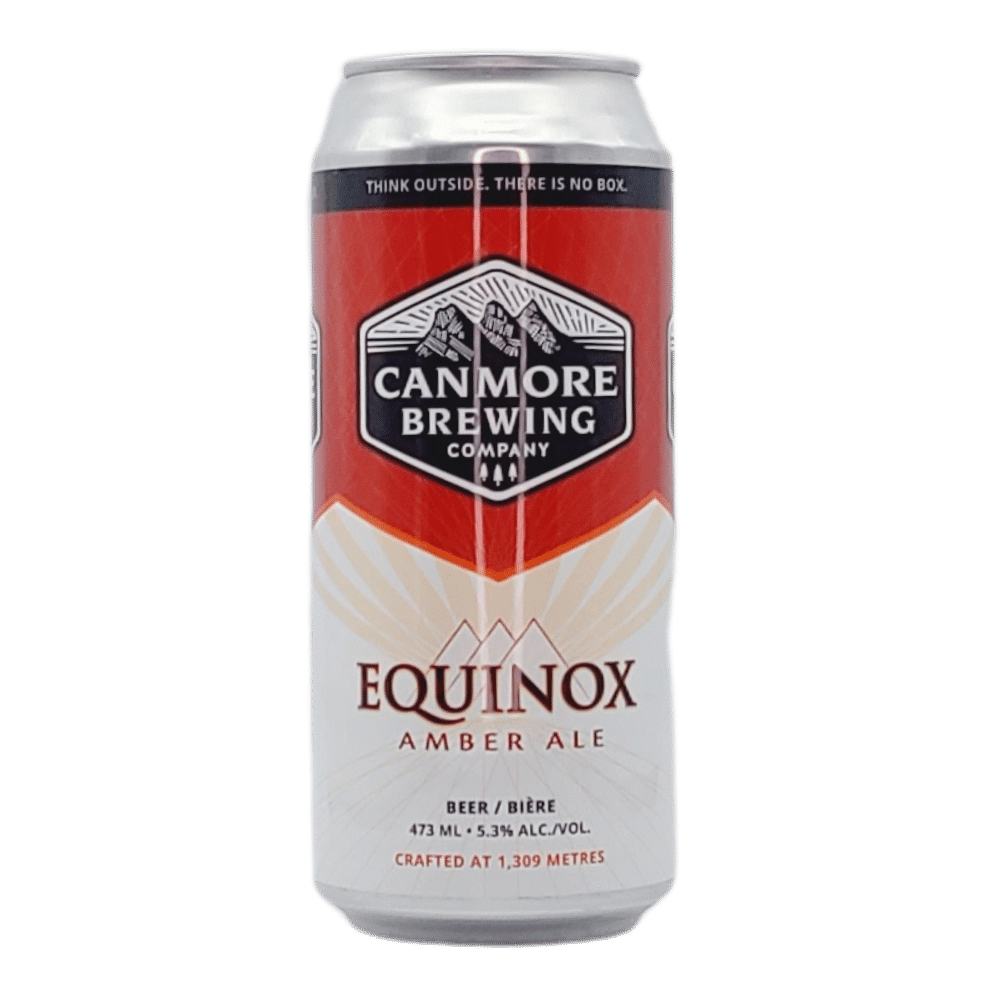 Equinox Amber Ale by Canmore Brewing Company, beer label
