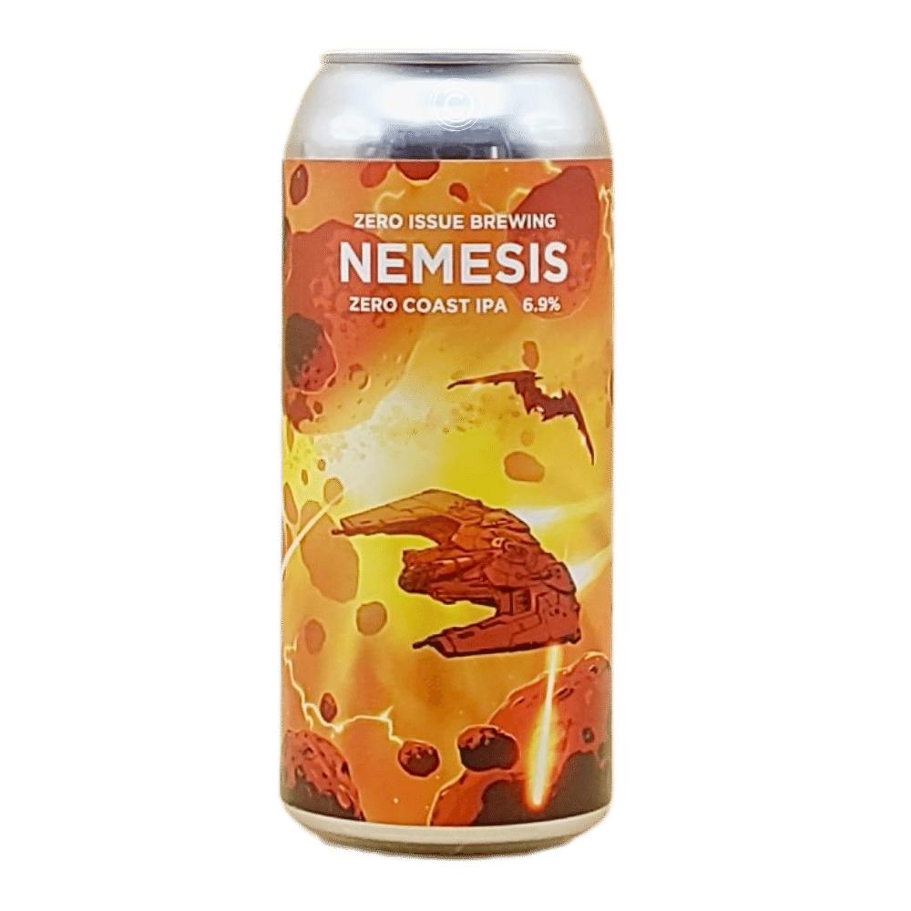 Nemesis IPA by Zero Issue Brewing, beer label
