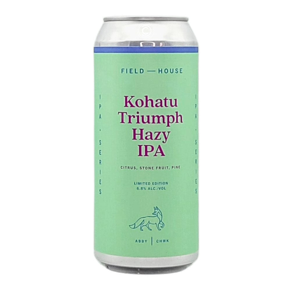 Kohatu Triumph Hazy IPA by Field House Brewing Co., beer label