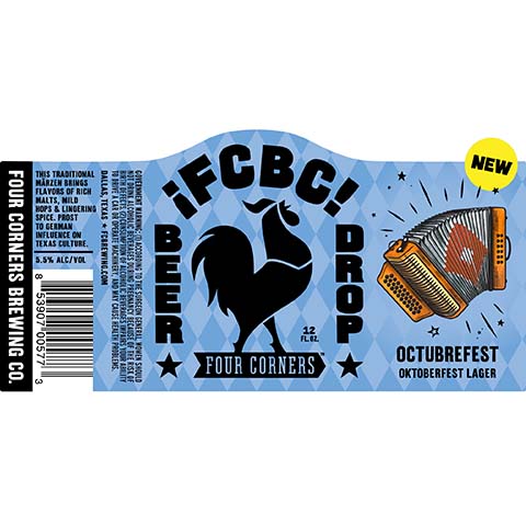 Four Corners Octubrefest Lager by Four Corners Brewing Co, beer label