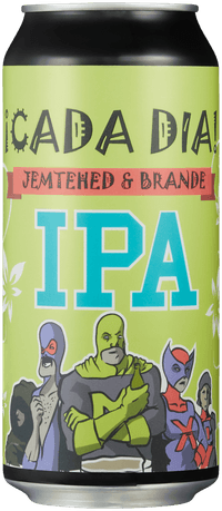 Jemtehed & Brande Cada Dia by Östersundsbryggerier, beer label