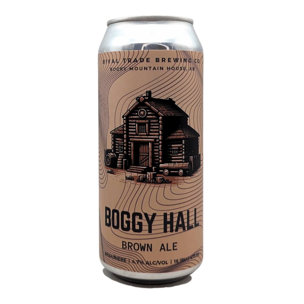 Co. Boggy Hall Brown Ale by Rival Trade Brewing, beer label