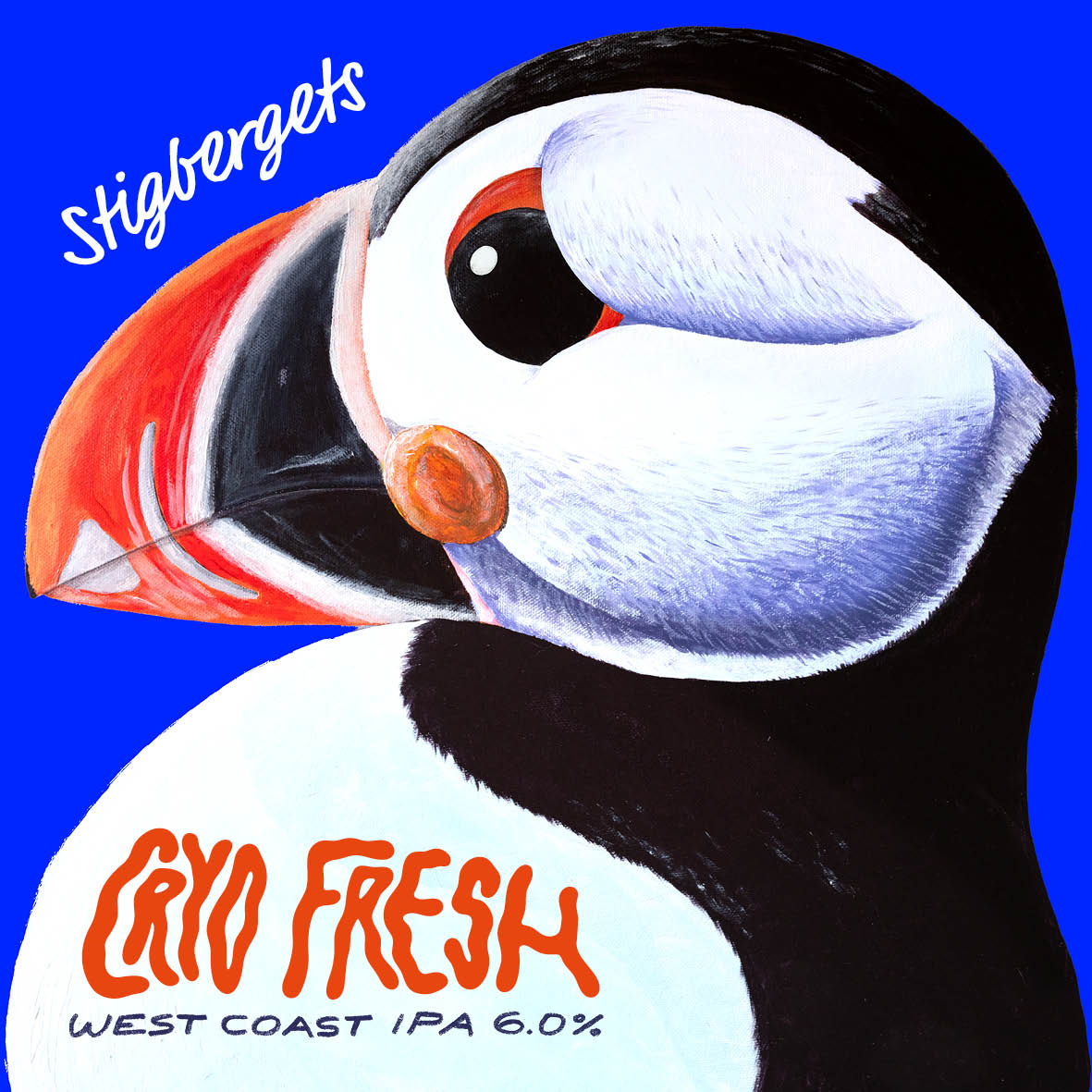 Cryo Fresh by Stigbergets Bryggeri, beer label