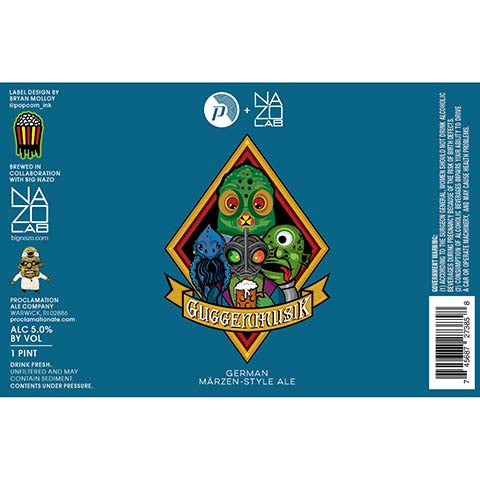 Proclamation Guggenmusk Marzen Ale by Proclamation Ale Company, beer label