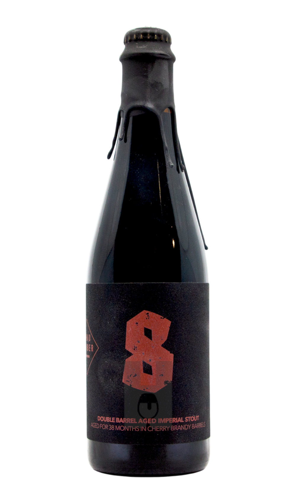 FrauGruber 8th Anniversary Barrel Aged Imperial Stout by FrauGruber Brewing, beer label