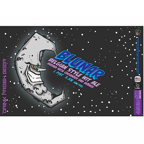 Chandler's Ford Blunar Belgian Wit Ale by Chandler's Ford Brewing LLC, beer label
