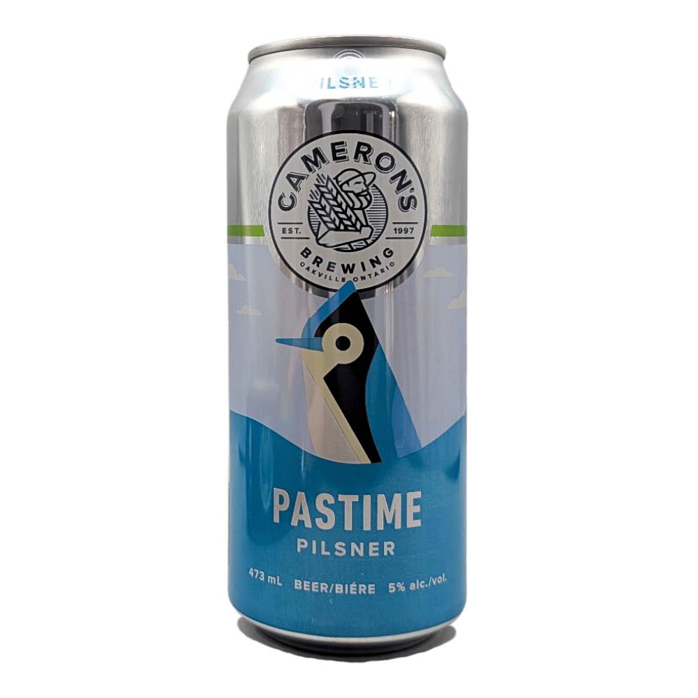 Pastime Pilsner by Cameron's Brewing Company, beer label