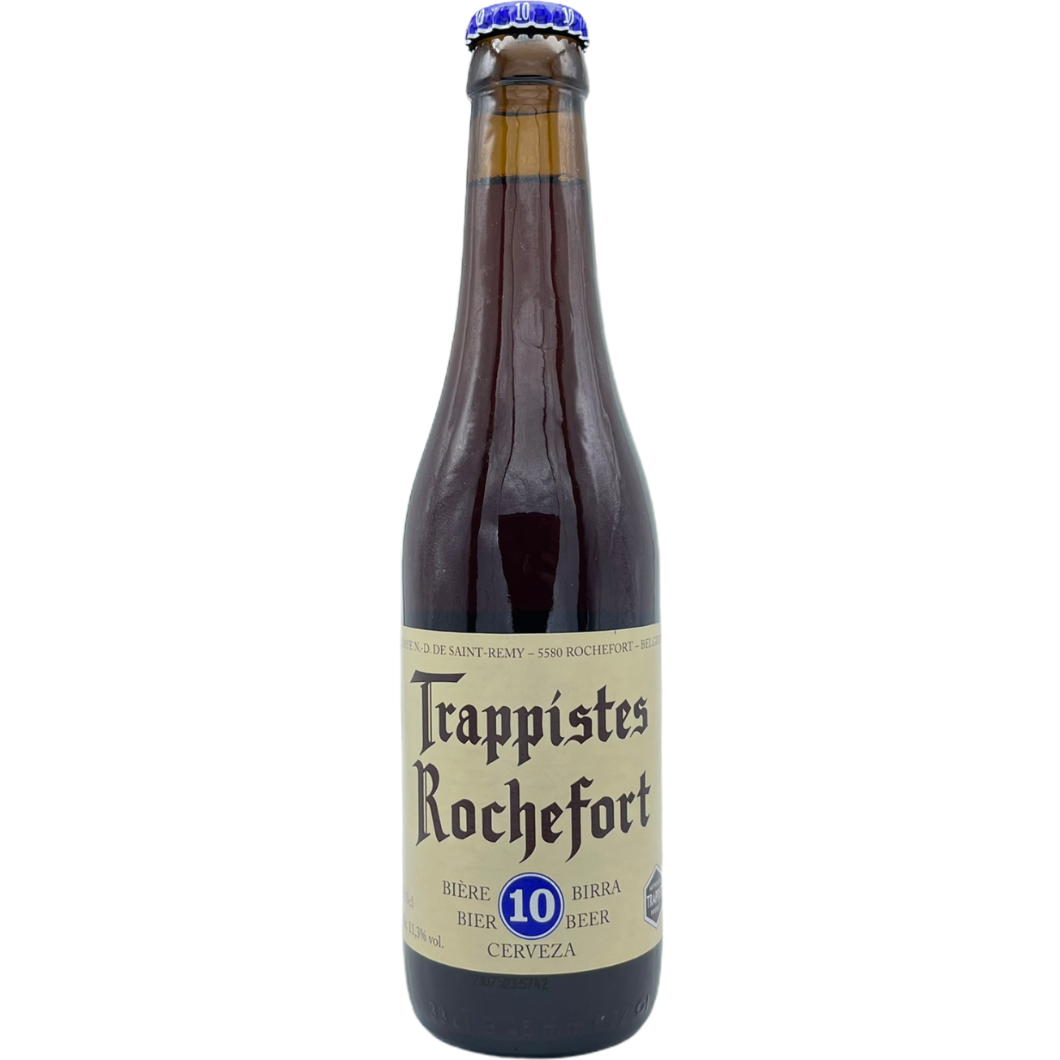 Trappistes Rochefort 10 by Abbaye Notre-Dame de Saint-Rémy, beer label