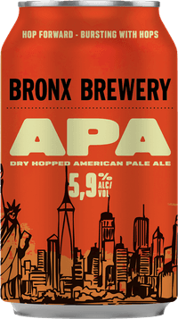 Bronx APA by Bronx Brewery, beer label