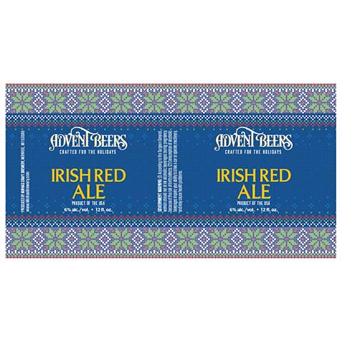 Minhas Irish Red Ale by Minhas Craft Brewery, beer label