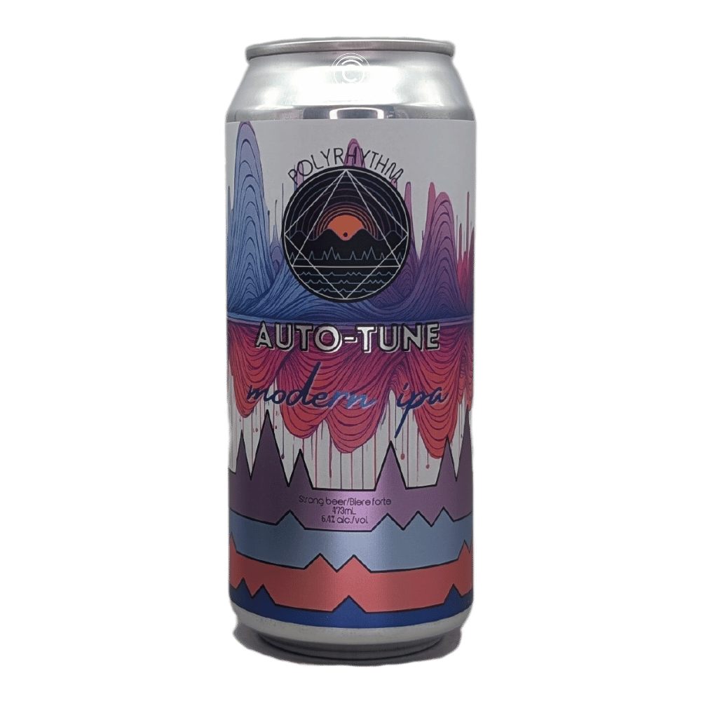 Auto-Tune Modern IPA by Polyrhythm Brewing, beer label