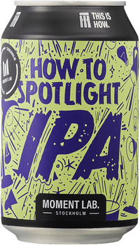 This Is How To Spotlight by Moment Lab Stockholm, beer label