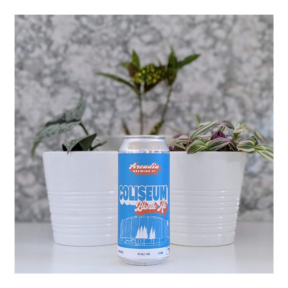 Coliseum Blonde Ale by Arcadia Brewing Co, beer label