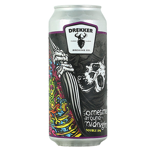 Drekker Sometime Around Midnight DIPA by Drekker Brewing Company, beer label