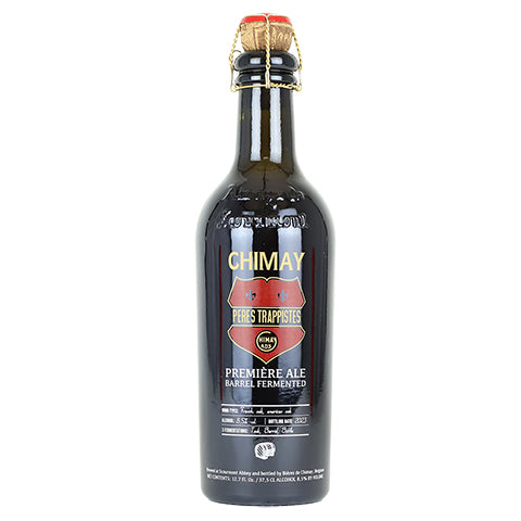 Chimay Première Barrel Fermented (Red) by Bières de Chimay, beer label