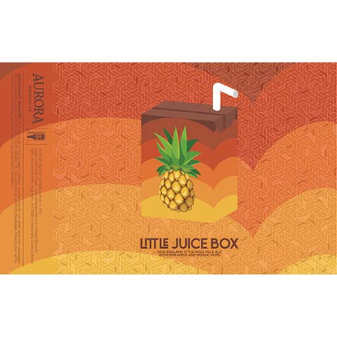 Aurora Little Juice Box New England IPA by Aurora Brewing Co., beer label