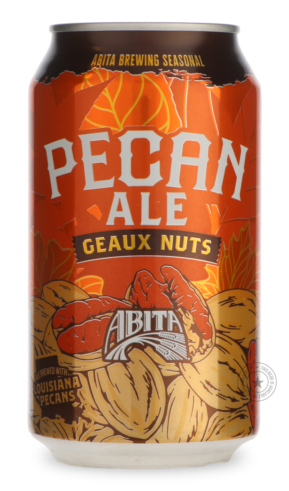 Pecan Ale by Abita Brewing Company, beer label