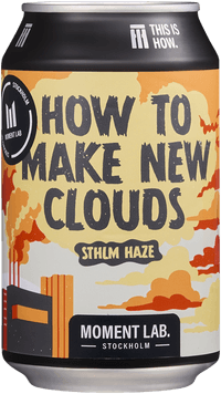 How To Make New Clouds by Moment Lab Stockholm, beer label
