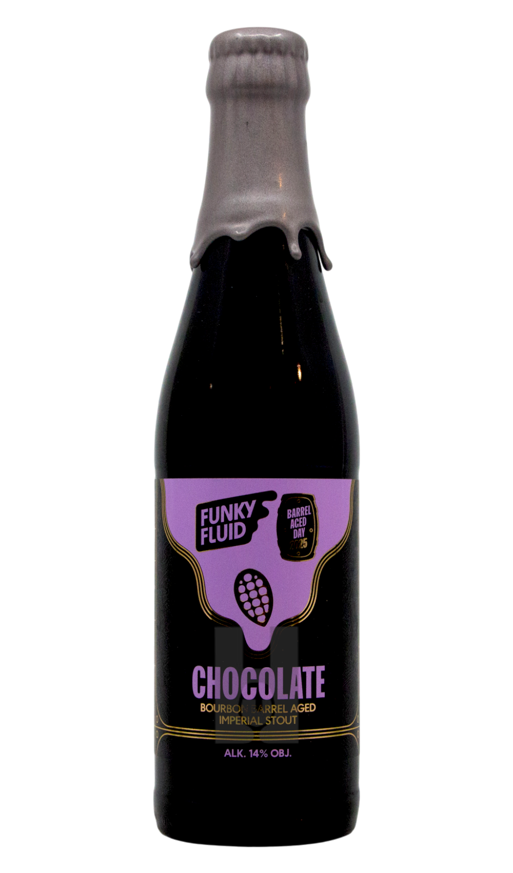 Funky Fluid Barrel Aged Day 2025: Chocolate by Funky Fluid, beer label
