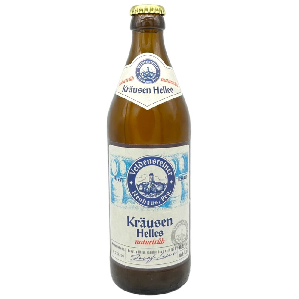 Kaiser Bräu Veldensteiner Kräusen Helles by Kaiser Bräu, beer label