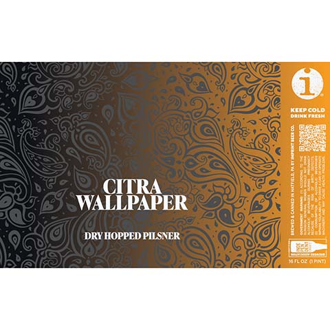 Imprint Beer Citra Wallpaper Pilsner by Imprint Beer Company, beer label