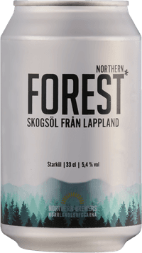 Northern Forest by Norrlandsbryggarna, beer label