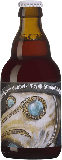 Pestdoktorns dubbel-IPA by Vreta Kloster Bryggeri, beer label