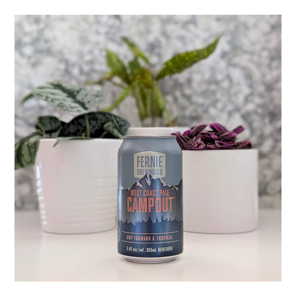Campout West Coast Pale Ale by Fernie Brewing Co, beer label