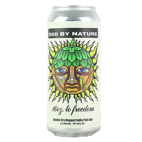 Odd By Nature 16OZ to Freedom DDH IPA by Odd By Nature Brewing, beer label